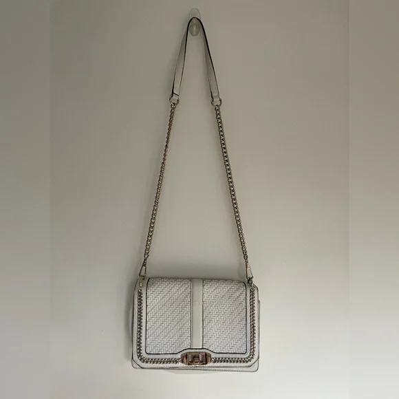 Rebecca Minkoff Woven Leather Crossbody Bag - Picture 3 of 8